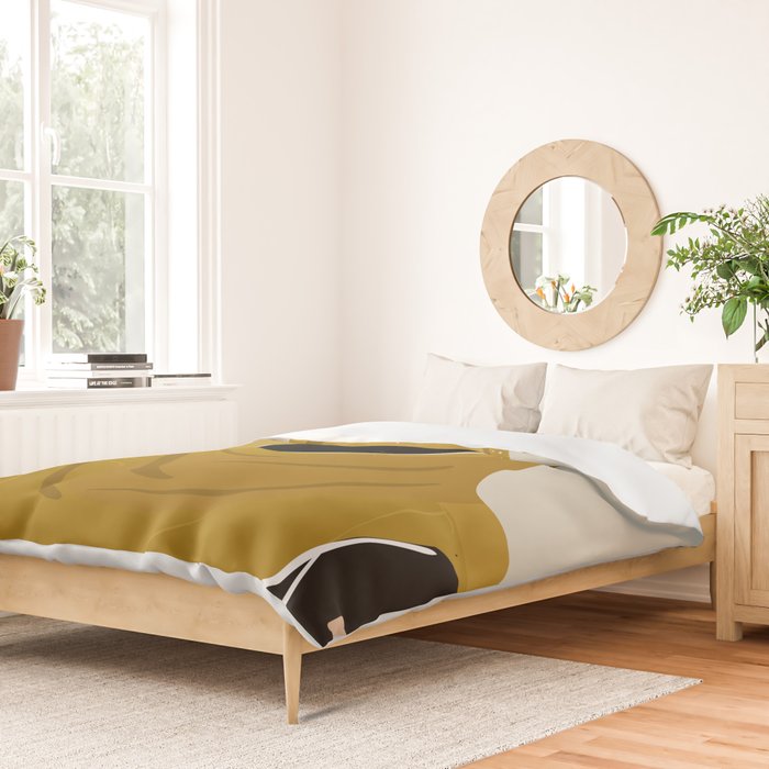Black Hair No. 13 Duvet Cover Gallery Image 2
