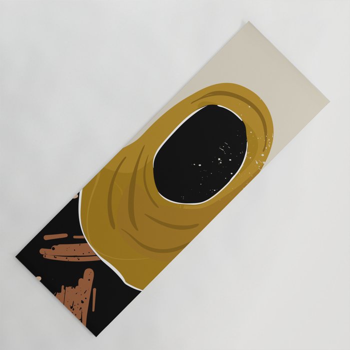 Black Hair No. 13 Yoga Mat Gallery Image 1