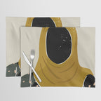 Black Hair No. 13 Placemat Gallery Image 1
