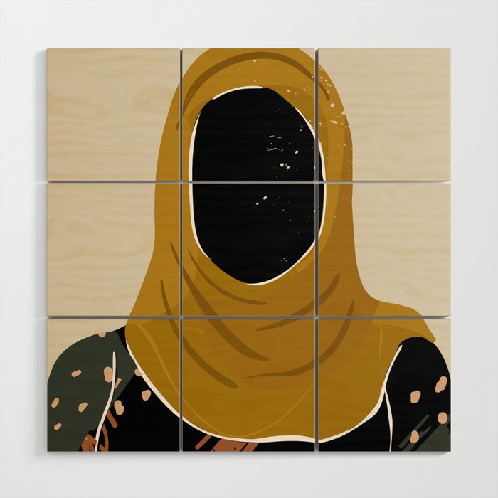 Black Hair No. 13 Wood Wall Art Gallery Image 1