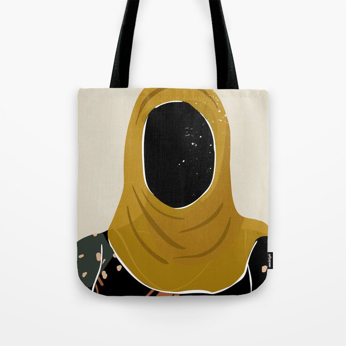 Black Hair No. 13 Tote Bag Gallery Image 1