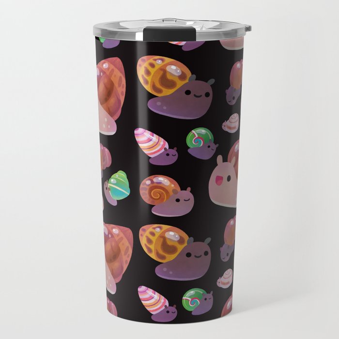 Land snail - dark Travel Mug Gallery Image 1