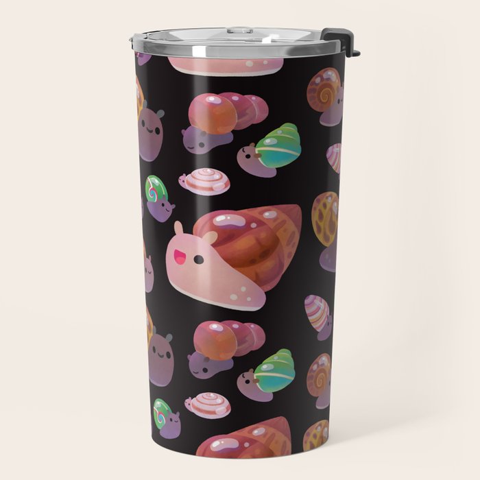 Land snail - dark Travel Mug Gallery Image 2