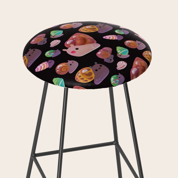 Land snail - dark Stool Gallery Image 2