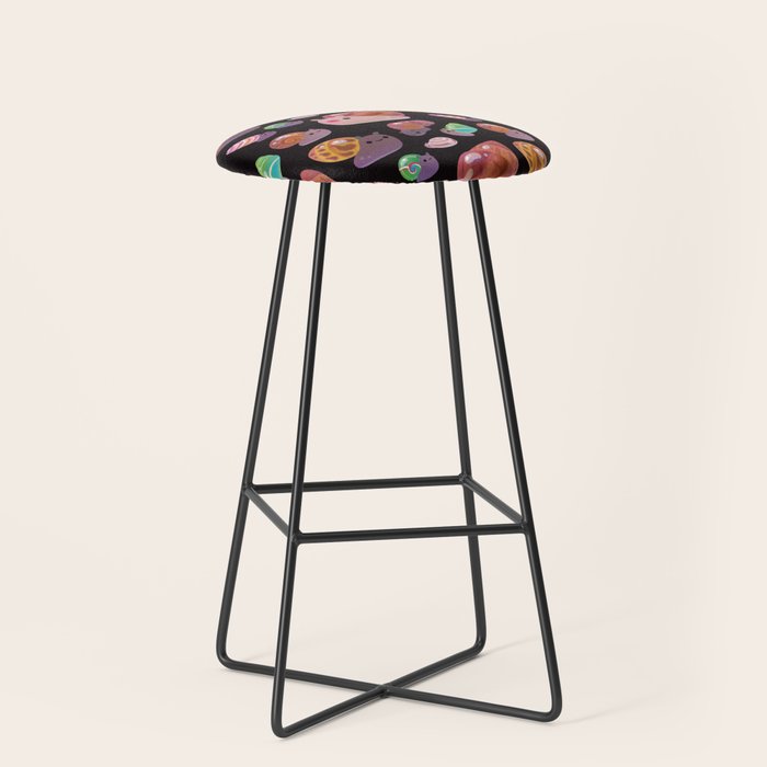 Land snail - dark Stool Gallery Image 1
