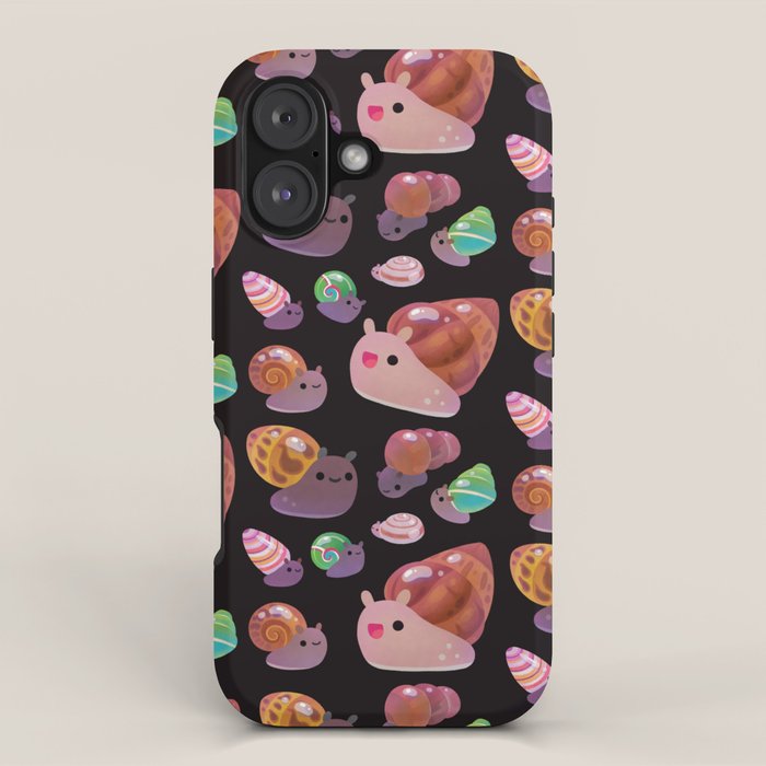 Land snail - dark iPhone Case Gallery Image 1