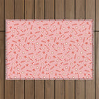 A Peppermint Christmas Outdoor Rug Gallery Image 1