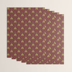 Vintage summer palm tree art pattern Wrapping Paper Gallery Image 3