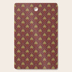 Vintage summer palm tree art pattern Cutting Board Gallery Image 1