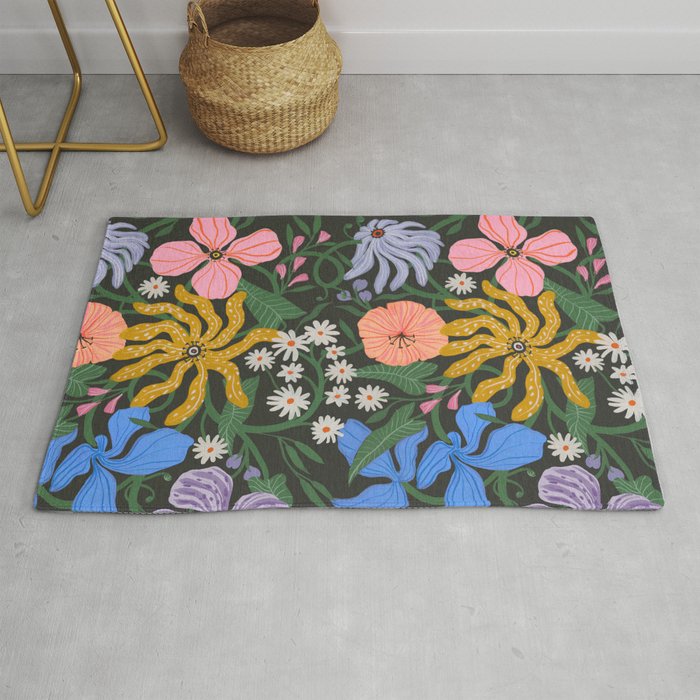 Merrick Floral Rug Gallery Image 1