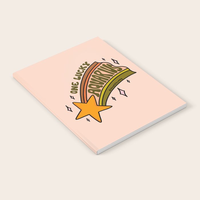 One Lucky Aquarius Notebook Gallery Image 1