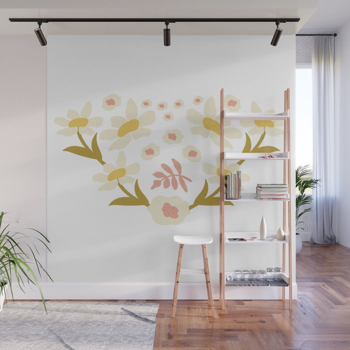Fall Floral  Wall Mural Gallery Image 1