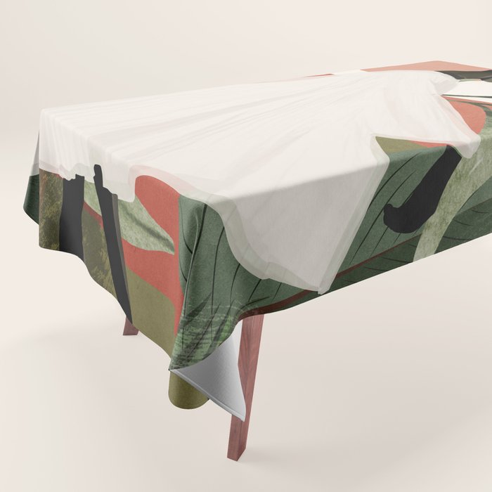 Tropical Girl 44 Tablecloth Gallery Image 1