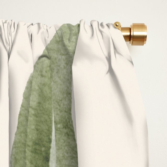 Tropical Girl 44 Window Curtain Gallery Image 2