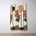 Tropical Girl 44 Window Curtain Gallery Image 3