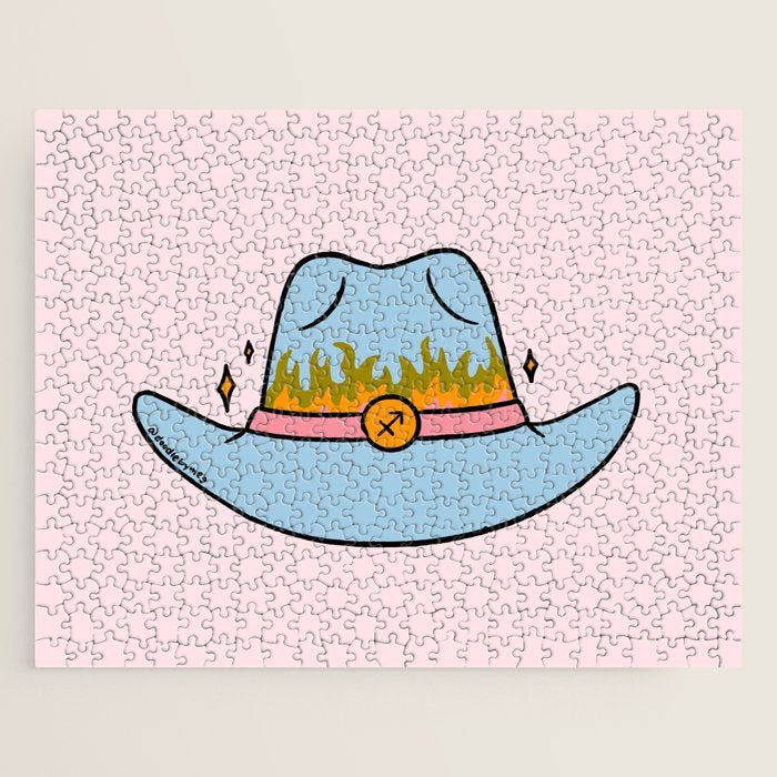 Sagittarius Cowboy Hat Jigsaw Puzzle Gallery Image 1
