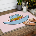 Sagittarius Cowboy Hat Outdoor Rug Gallery Image 2