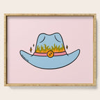 Sagittarius Cowboy Hat Serving Tray Gallery Image 1