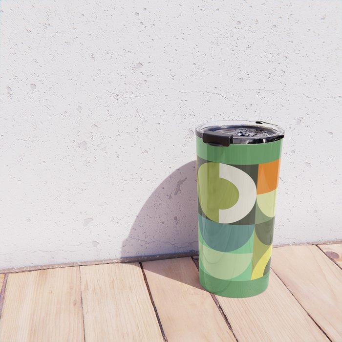 Modern Geometric 90A Travel Mug Gallery Image 4