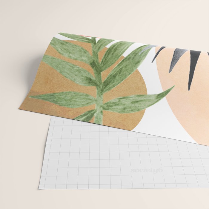 Abstract Tropical Art VII Wrapping Paper Gallery Image 2