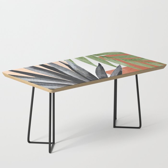 Abstract Tropical Art VII Coffee Table Gallery Image 1