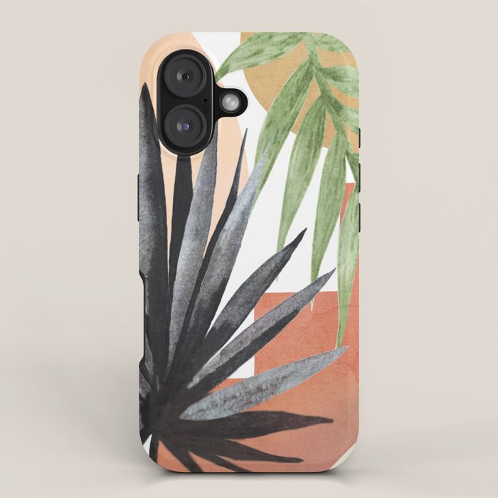 Abstract Tropical Art VII iPhone Case Gallery Image 1