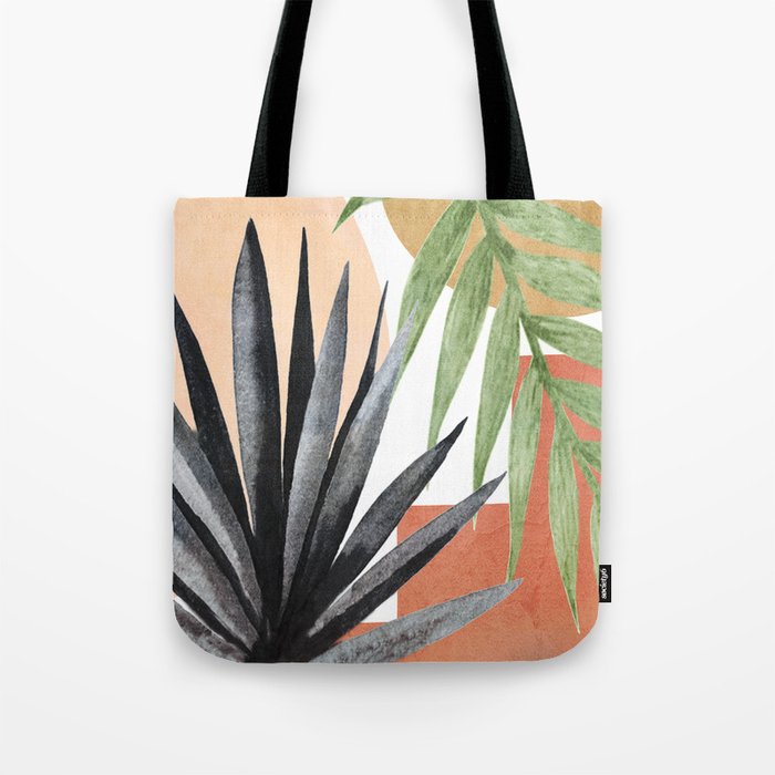 Abstract Tropical Art VII Tote Bag Gallery Image 1