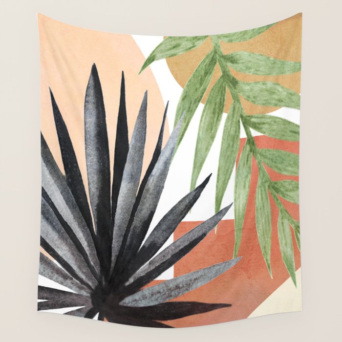 Abstract Tropical Art VII Wall Tapestry Gallery Image 4