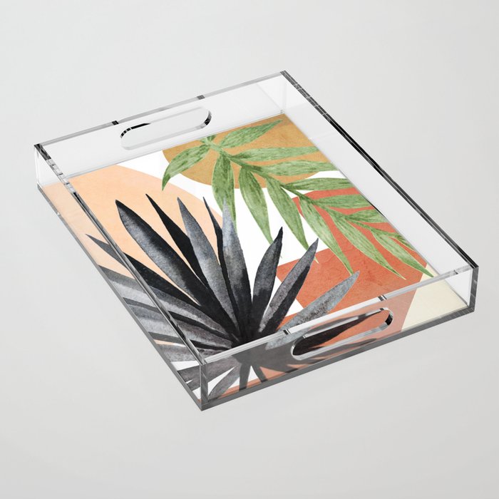 Abstract Tropical Art VII Acrylic Tray Gallery Image 1