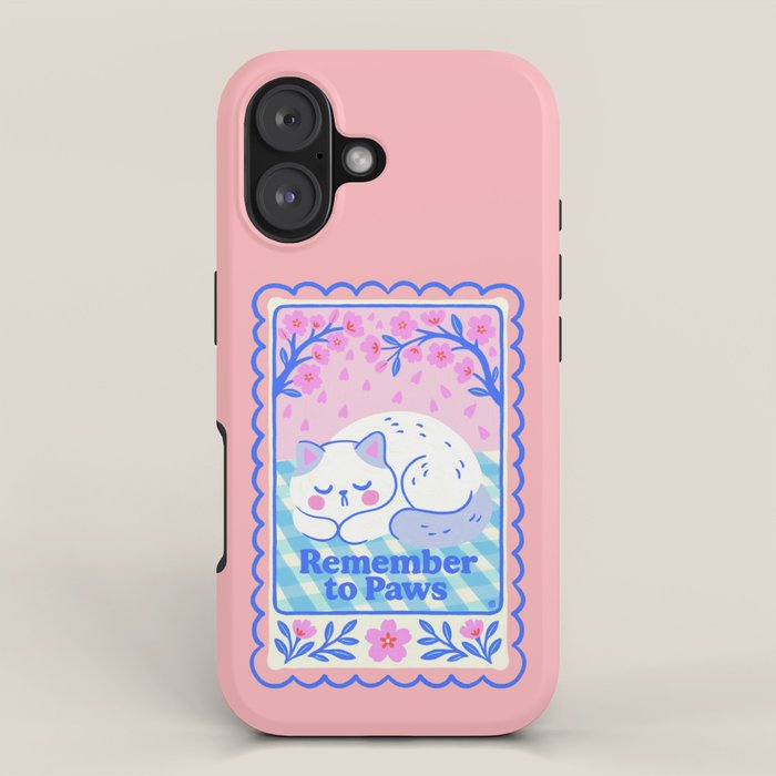 Remember to Paws iPhone Case Gallery Image 1