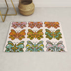 Rainbow Butterflies Rug Gallery Image 1