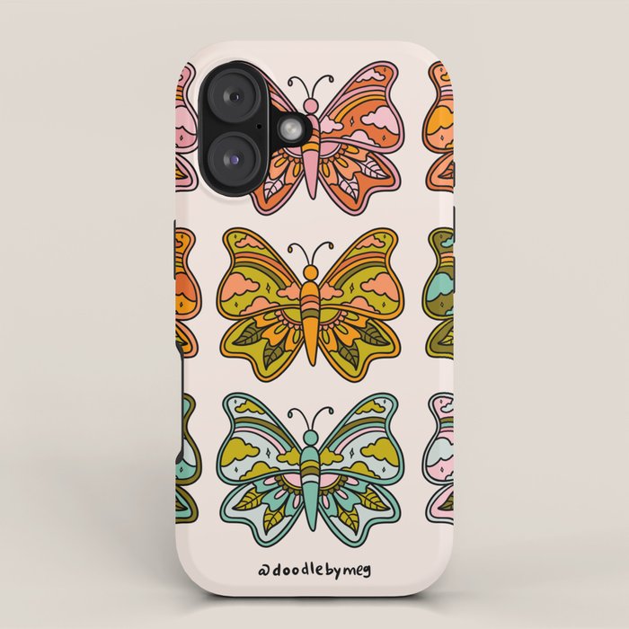 Rainbow Butterflies iPhone Case Gallery Image 1