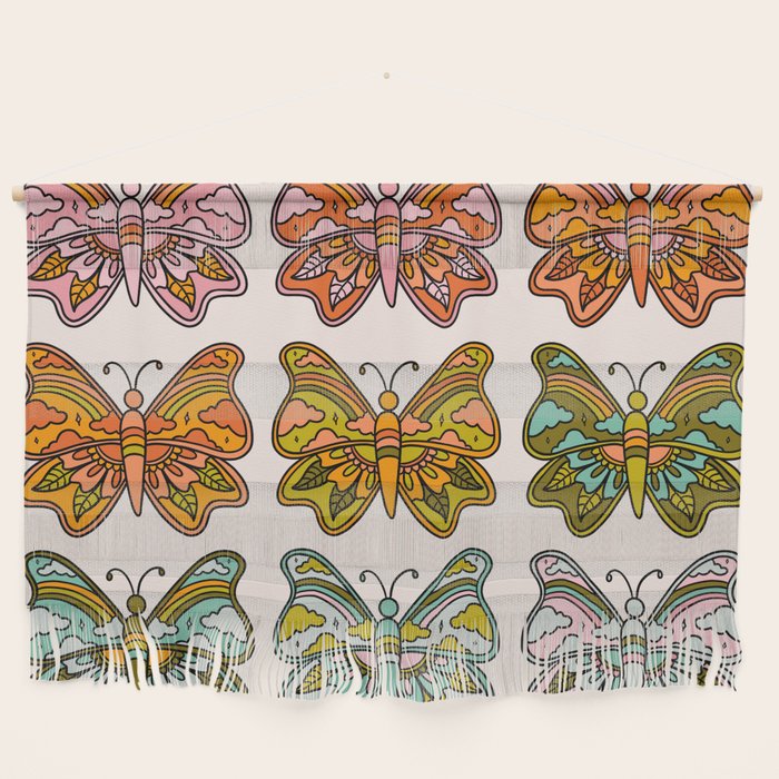 Rainbow Butterflies Wall Hanging Gallery Image 1