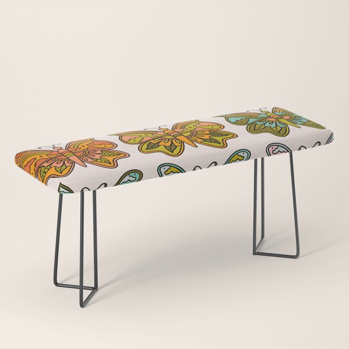 Rainbow Butterflies Bench Gallery Image 1