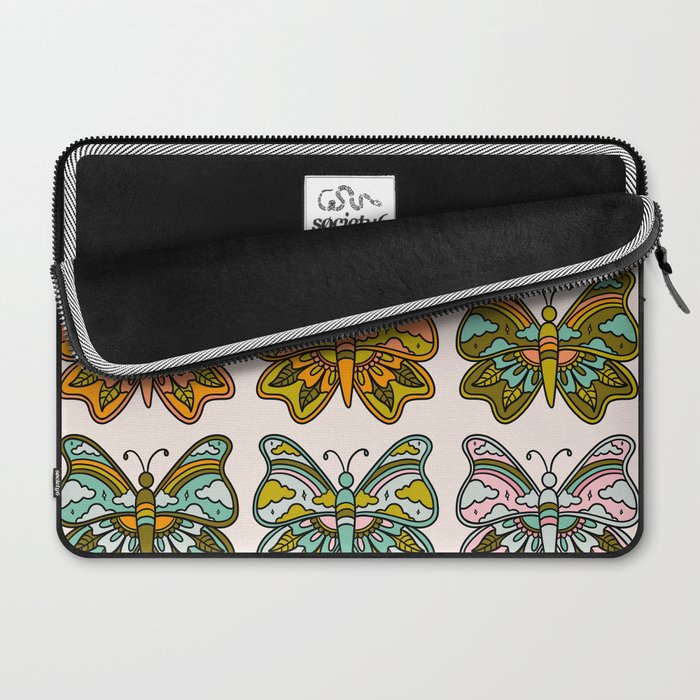 Rainbow Butterflies Laptop Sleeve Gallery Image 2
