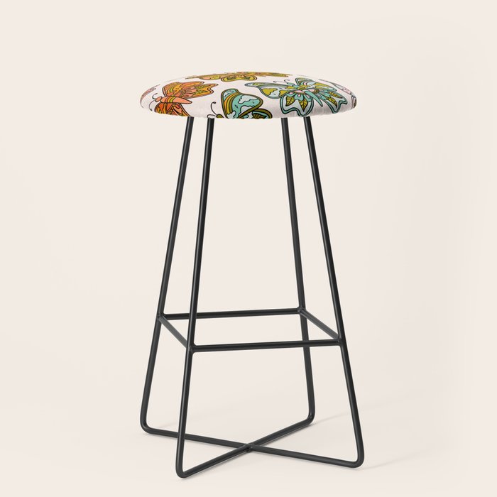 Rainbow Butterflies Stool Gallery Image 1