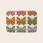 Rainbow Butterflies Bath Mat Gallery Image 1