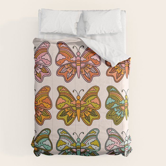Rainbow Butterflies Comforter Gallery Image 1