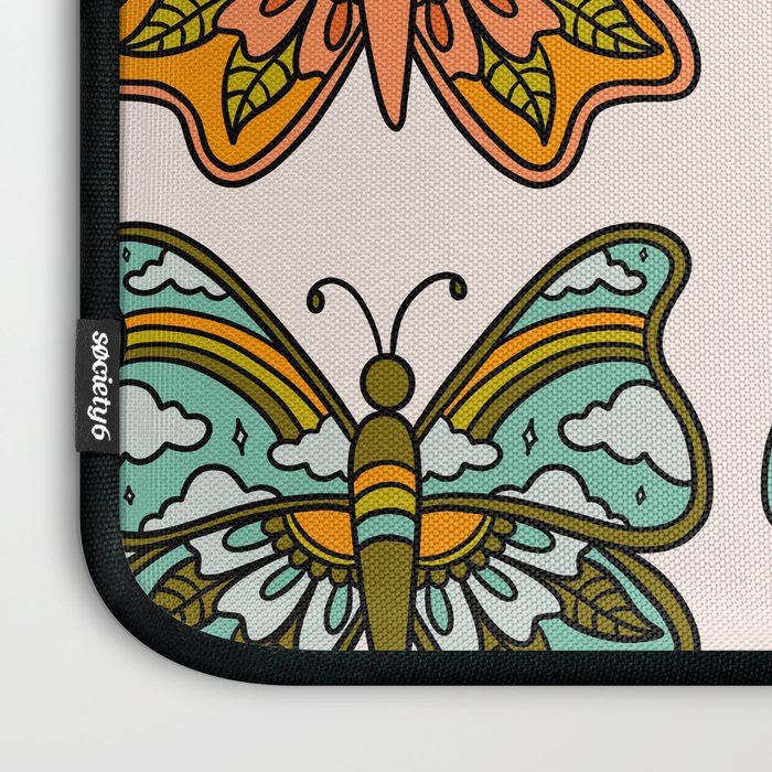 Rainbow Butterflies Laptop Sleeve Gallery Image 3
