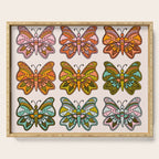 Rainbow Butterflies Serving Tray Gallery Image 1