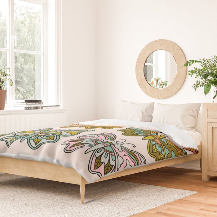 Rainbow Butterflies Duvet Cover Gallery Image 2