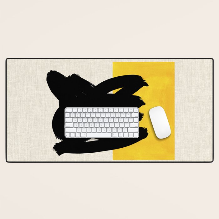 Lemon Flame Desk Mat Gallery Image 1
