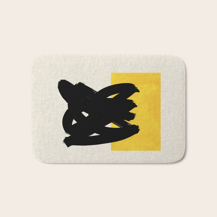 Lemon Flame Bath Mat Gallery Image 1