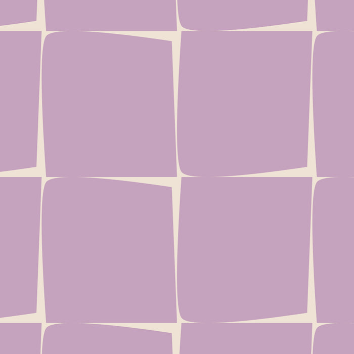Lavender Flux Check Grid Pattern Coffee Mug Gallery Image 2