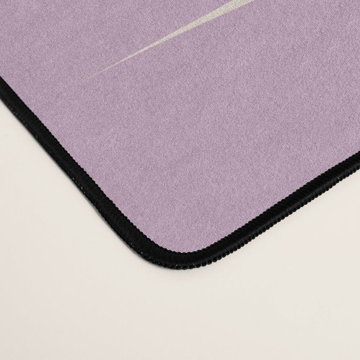 Lavender Flux Check Grid Pattern Desk Mat Gallery Image 4