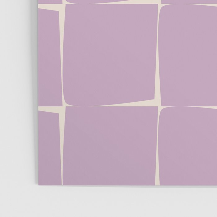 Lavender Flux Check Grid Pattern Poster Gallery Image 3