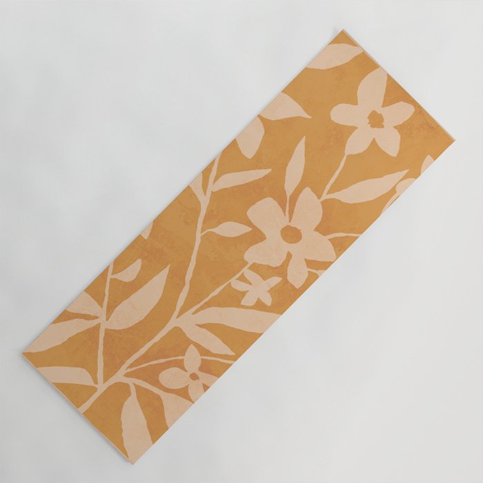 Abstract Minimal Flowers 14 Yoga Mat Gallery Image 1