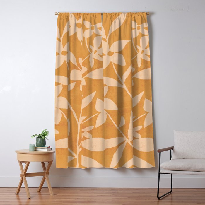 Abstract Minimal Flowers 14 Window Curtain Gallery Image 5