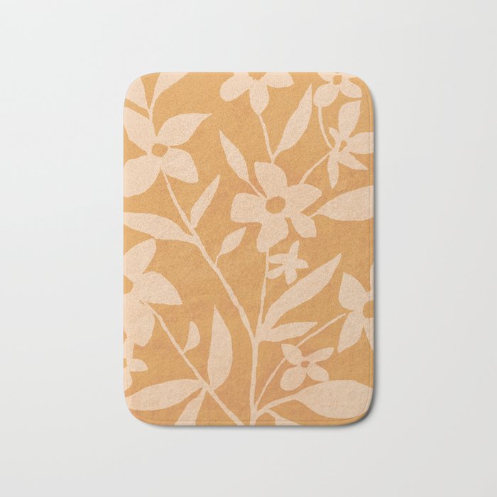 Abstract Minimal Flowers 14 Bath Mat Gallery Image 1