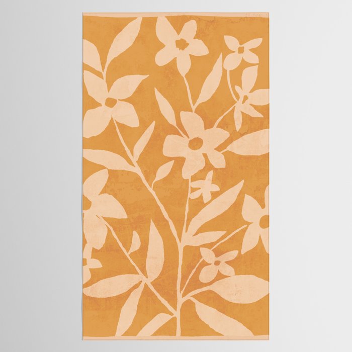 Abstract Minimal Flowers 14 Tablecloth Gallery Image 2
